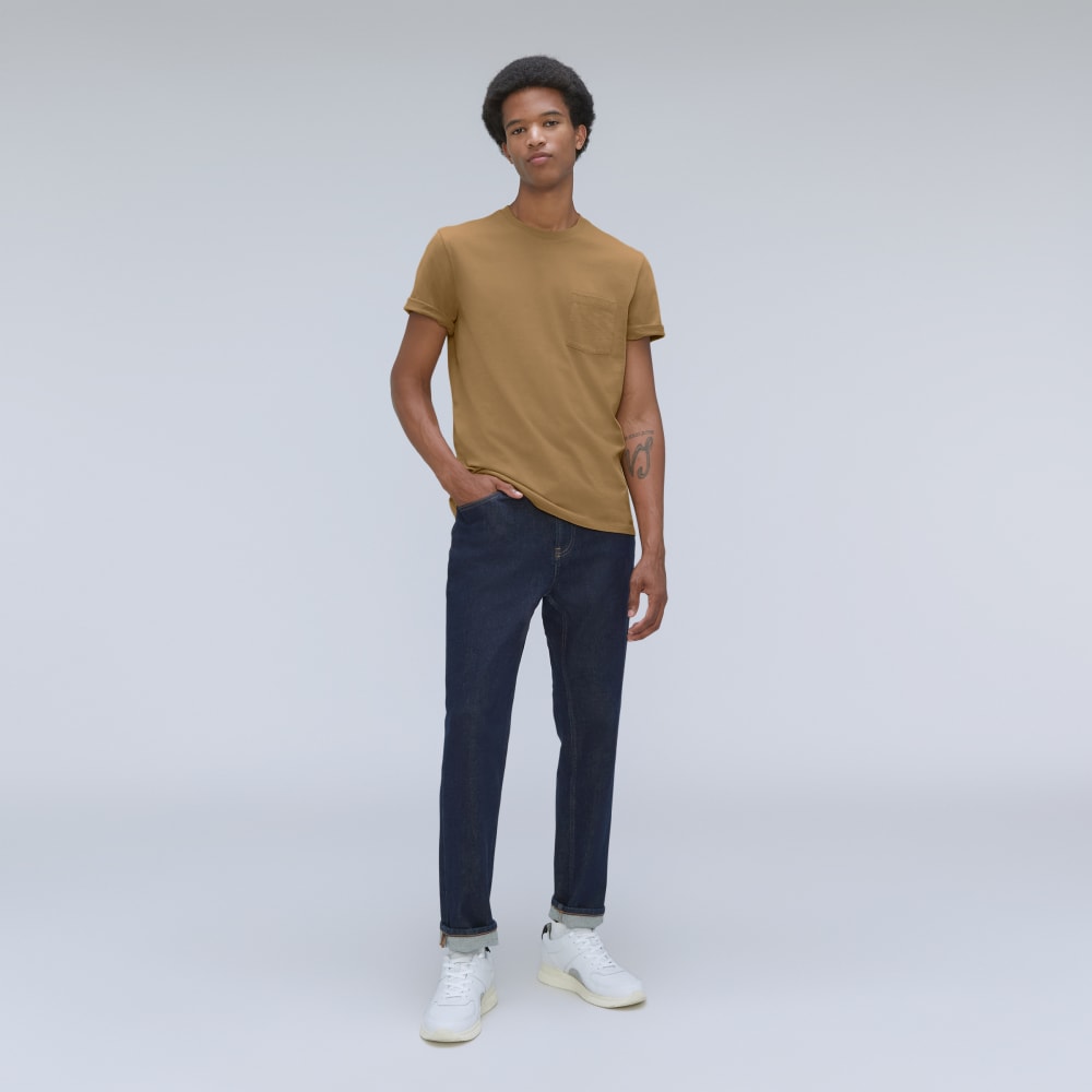 The Organic Cotton Pocket Tee | Dark Brown - Image 6