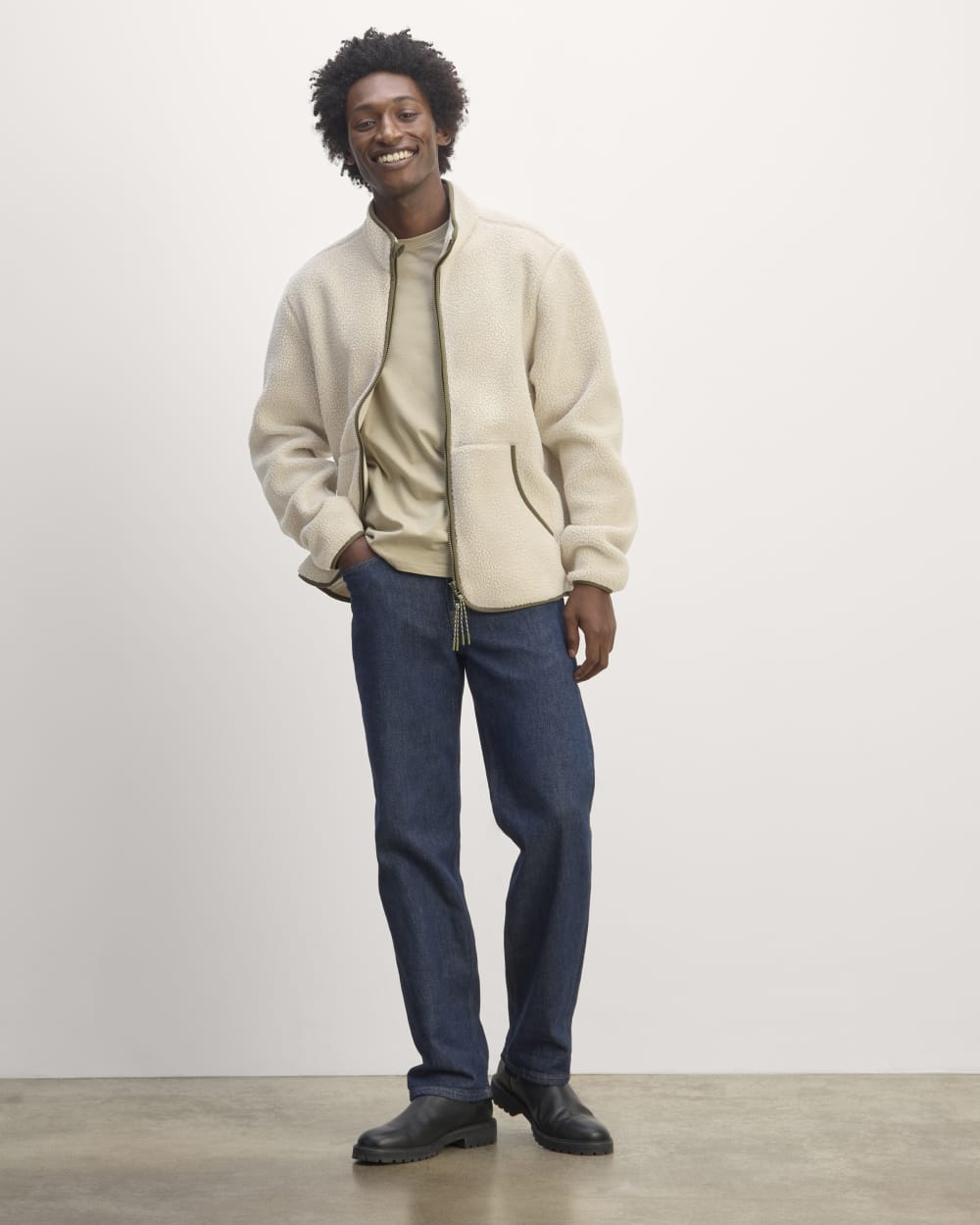 The Teddy Fleece | Heather Oat - Image 3