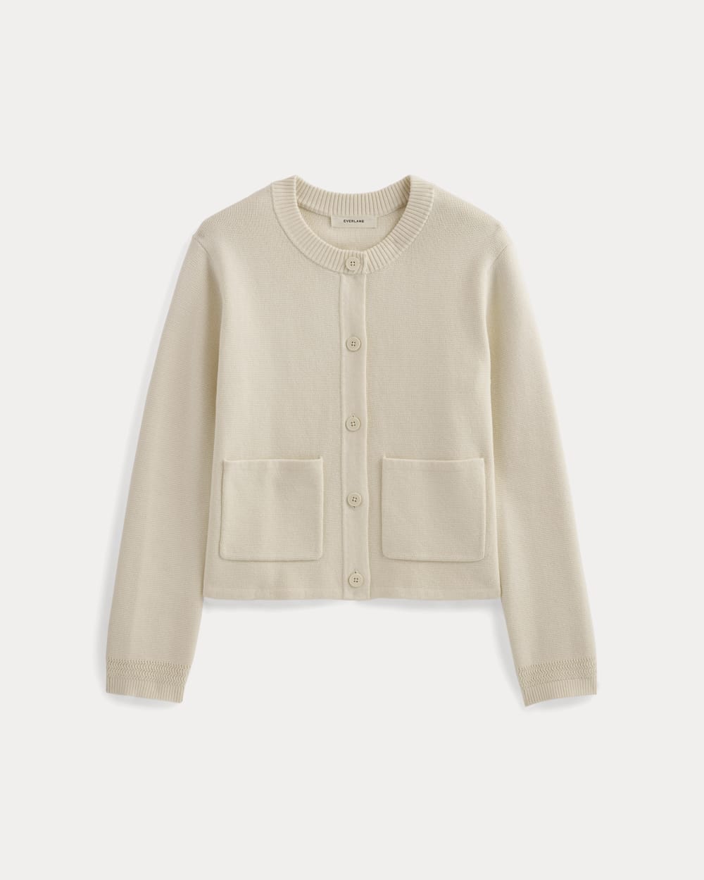 The Crew Cardigan in Everyday Cotton | Canvas - Image 2