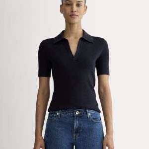 The Knit Polo | Navy