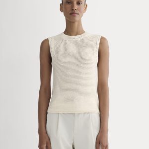 The Organic Cotton Open-Stitch Tank | Canvas