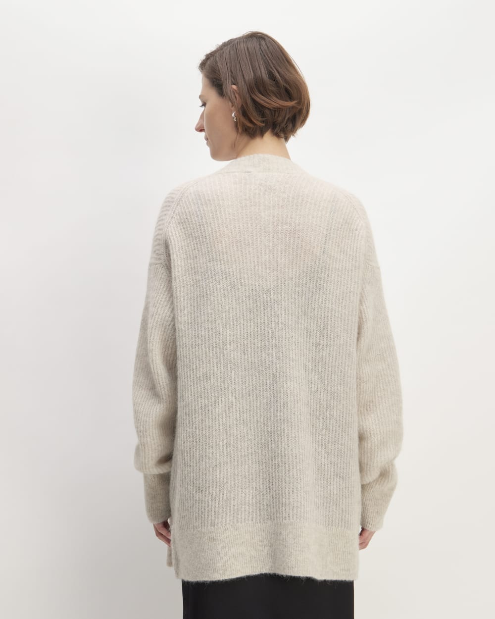 The Alpaca Oversized Cardigan | Almond - Image 6