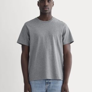 The Premium-Weight Crew | Uniform | Mid Heathered Grey