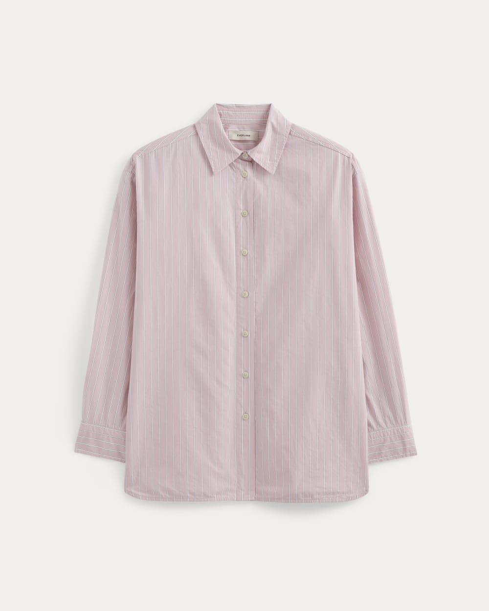 The Boyfriend Shirt in Ultrasoft Cotton | Pink / White - Image 2