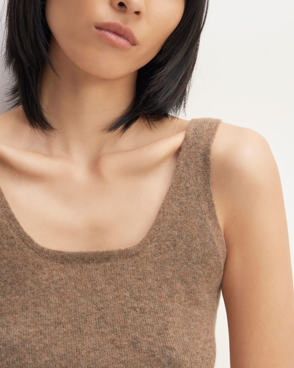The Cozy-Stretch Tank | Heathered Toasted Coconut - Image 5