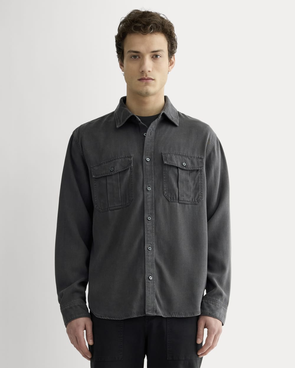 The Utility Shirt Jacket in Buttersoft | Graphite