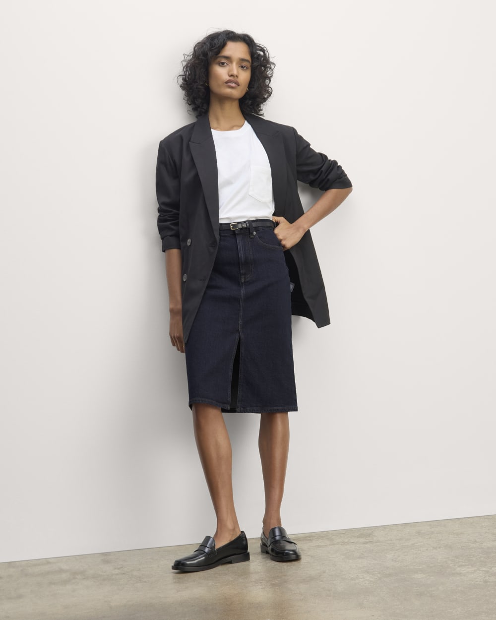 The Mid-Way Skirt | Deep Rinse