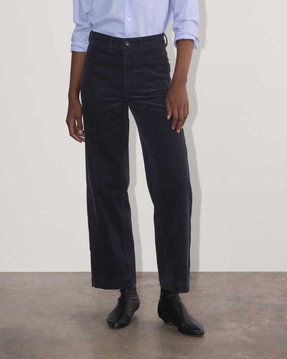 The Sailor Pant in Corduroy | Navy - Image 3