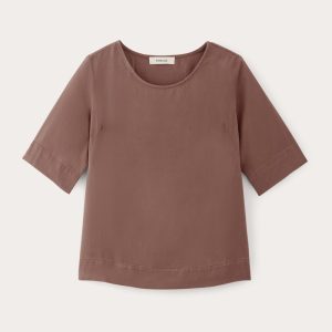 The Relaxed Tee in Buttersoft | Mocha