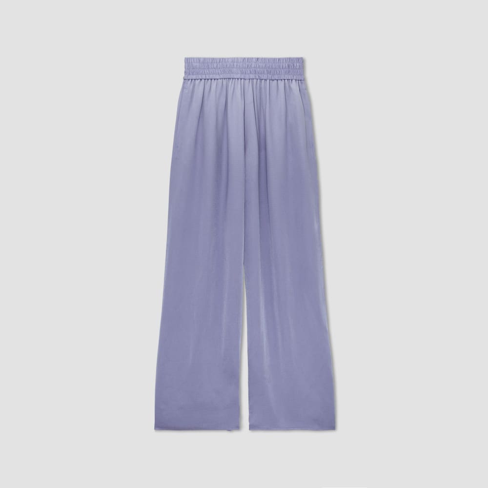 The Satin Pull-On Pant | Cornflower Blue - Image 2