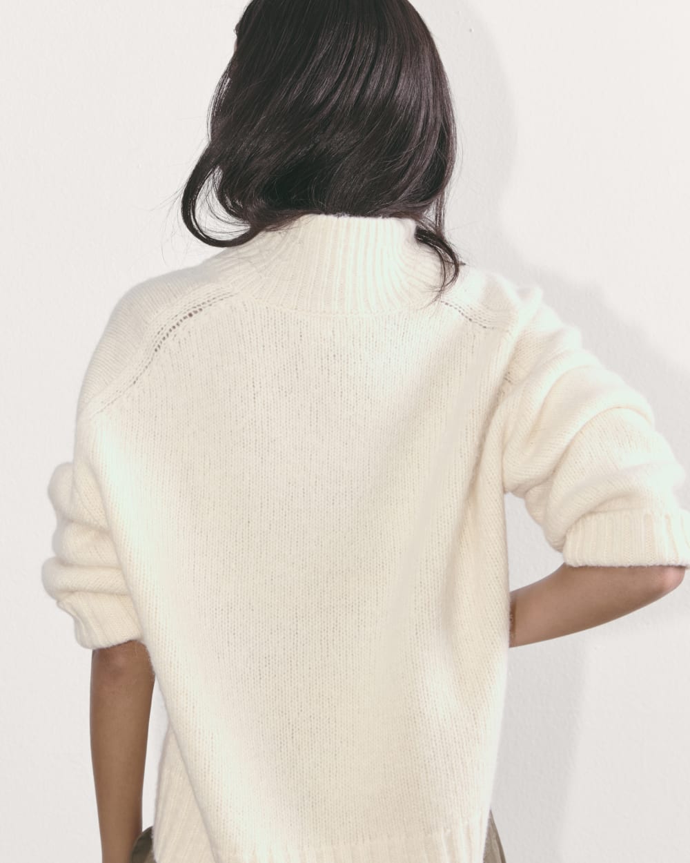 The Cloud Oversized Turtleneck | Bone - Image 6