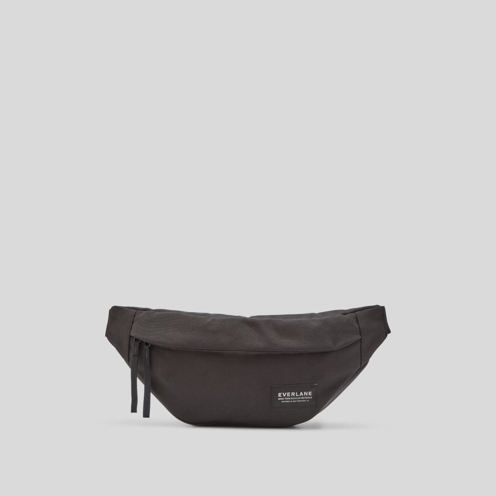 The Renew Transit Fanny Pack | Black (with label)