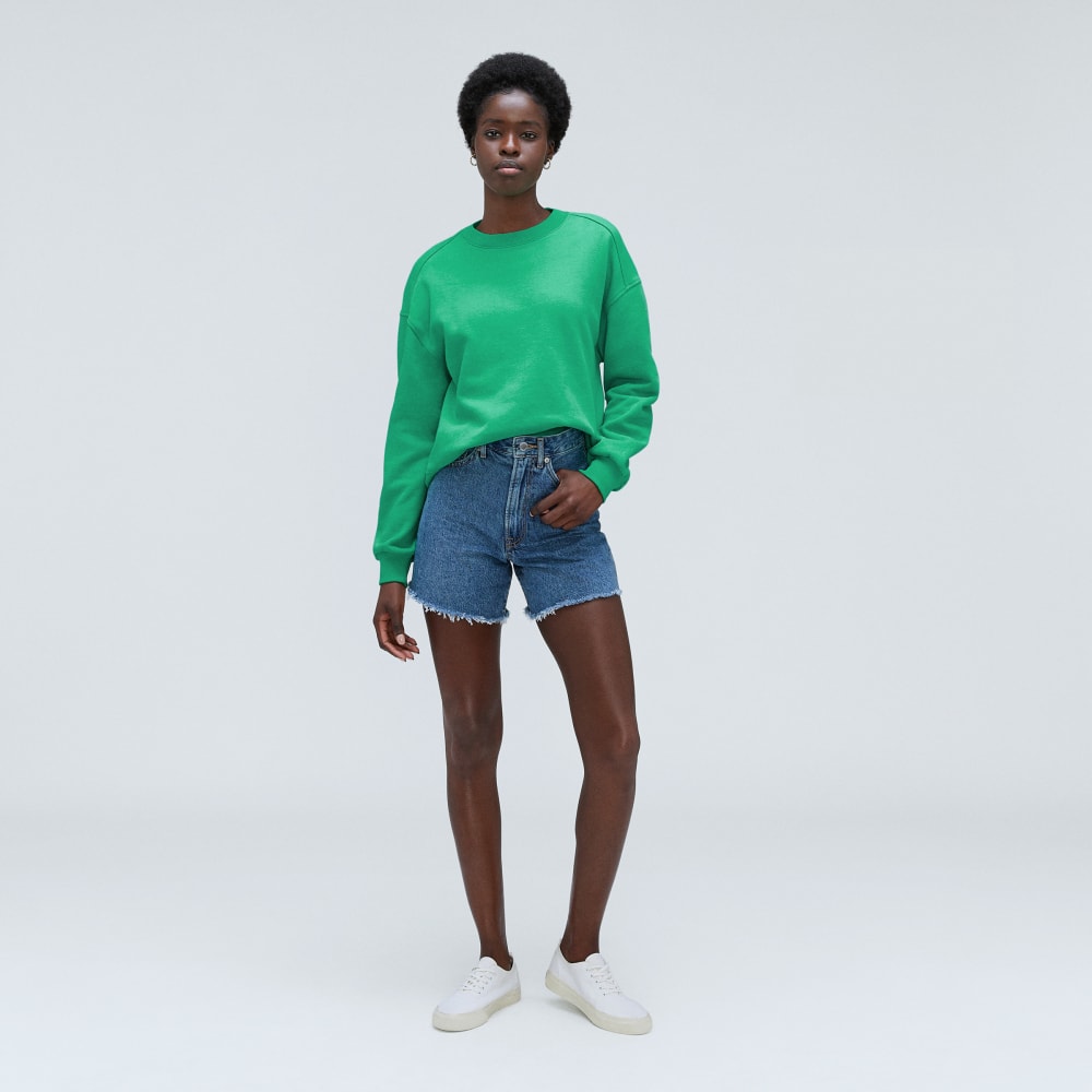 The Track Oversized Crew | Bright Jade - Image 5