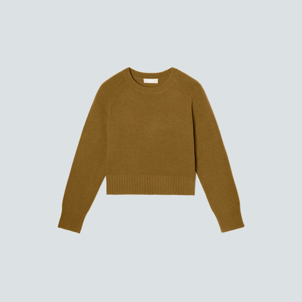 The Cashmere Boxy Crew | Tapenade - Image 2