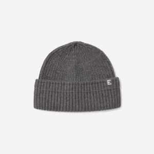 The Organic Cotton Chunky Beanie | Heathered Charcoal