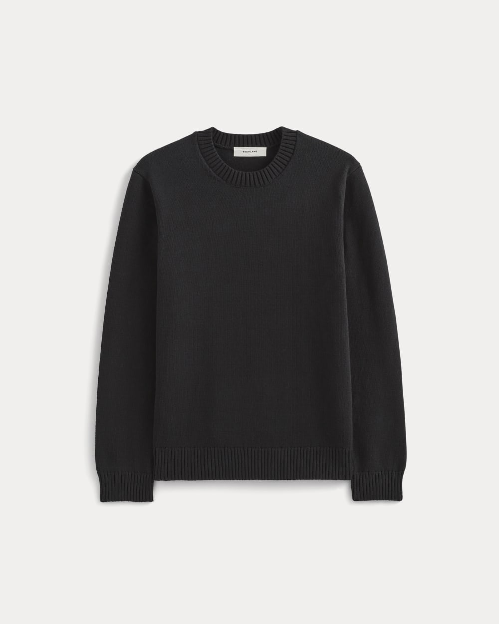 The Classic Sweater in Everyday Cotton | Black - Image 2