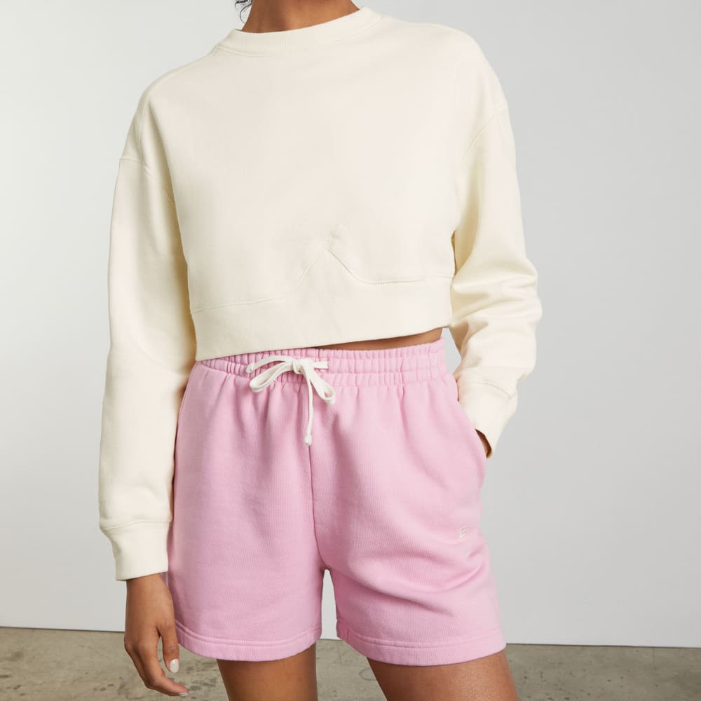 The Organic Cotton Cropped Crew | Canvas - Image 5