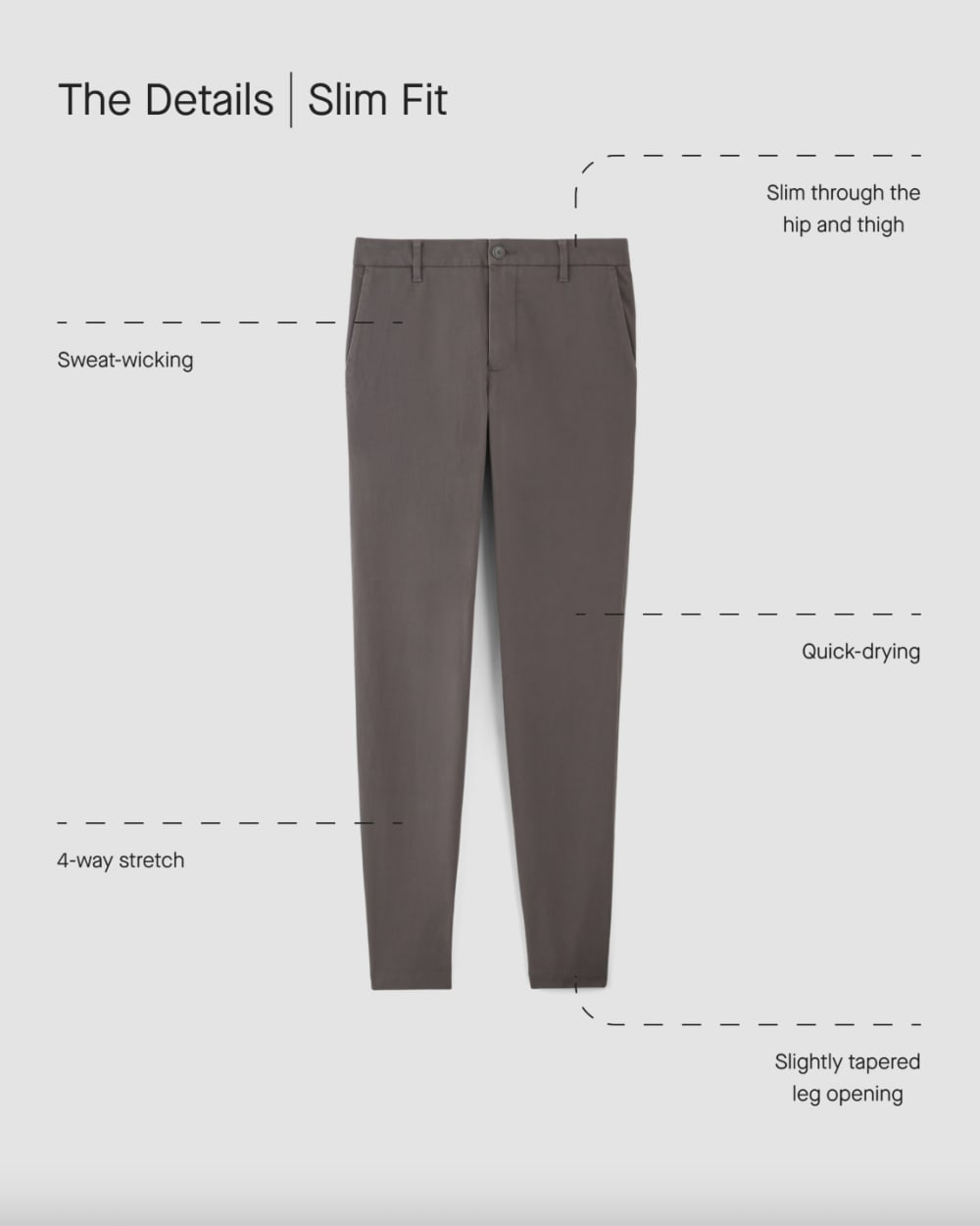 The Performance Chino | Uniform | Abalone | Slim - Image 4