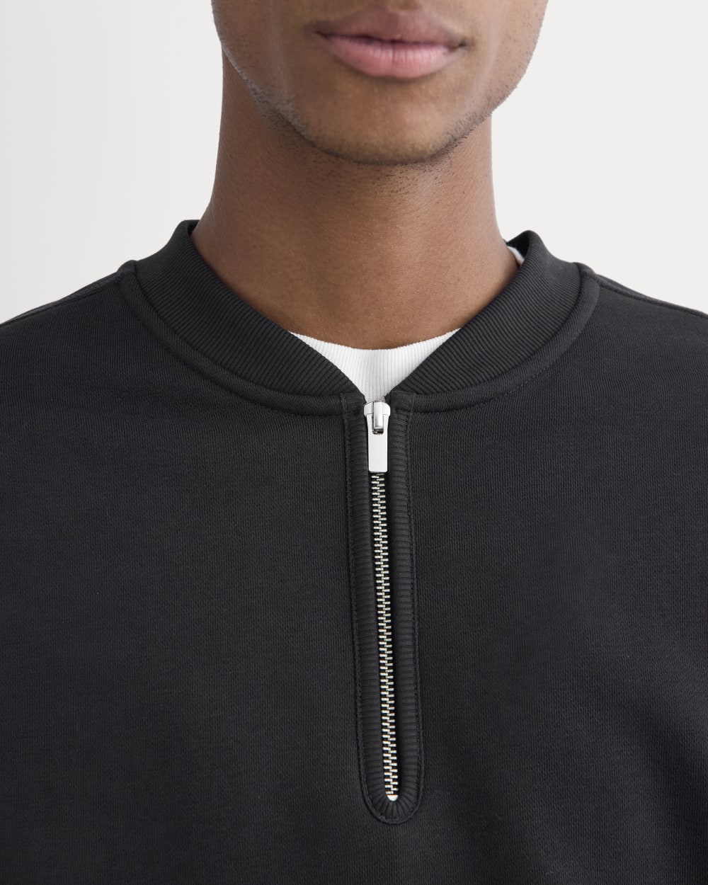 Luxe Fleece Half-Zip Pullover | Black - Image 4