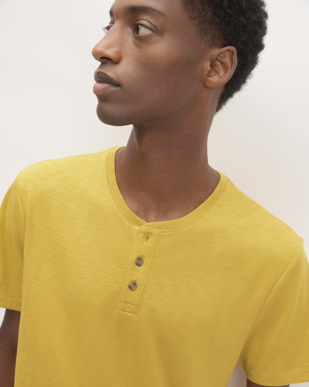 The Cotton Slub Henley | Honeycomb - Image 3