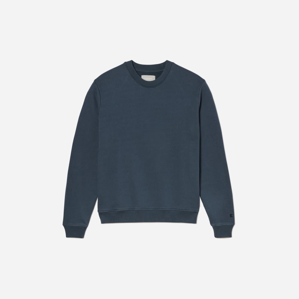 The Track Crewneck Sweatshirt | Kingfisher Blue