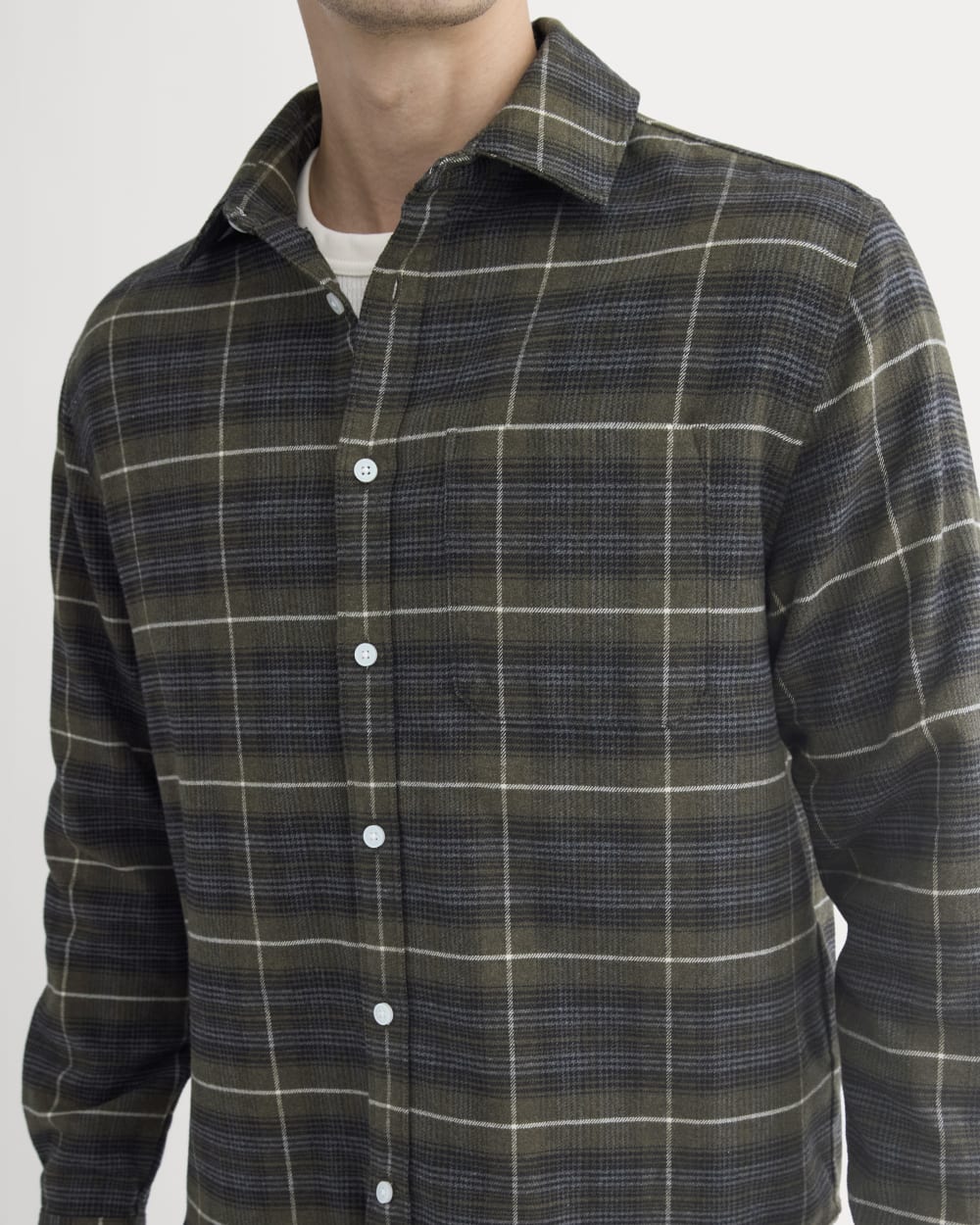 Brushed Flannel Shirt | Heather Beech - Image 5