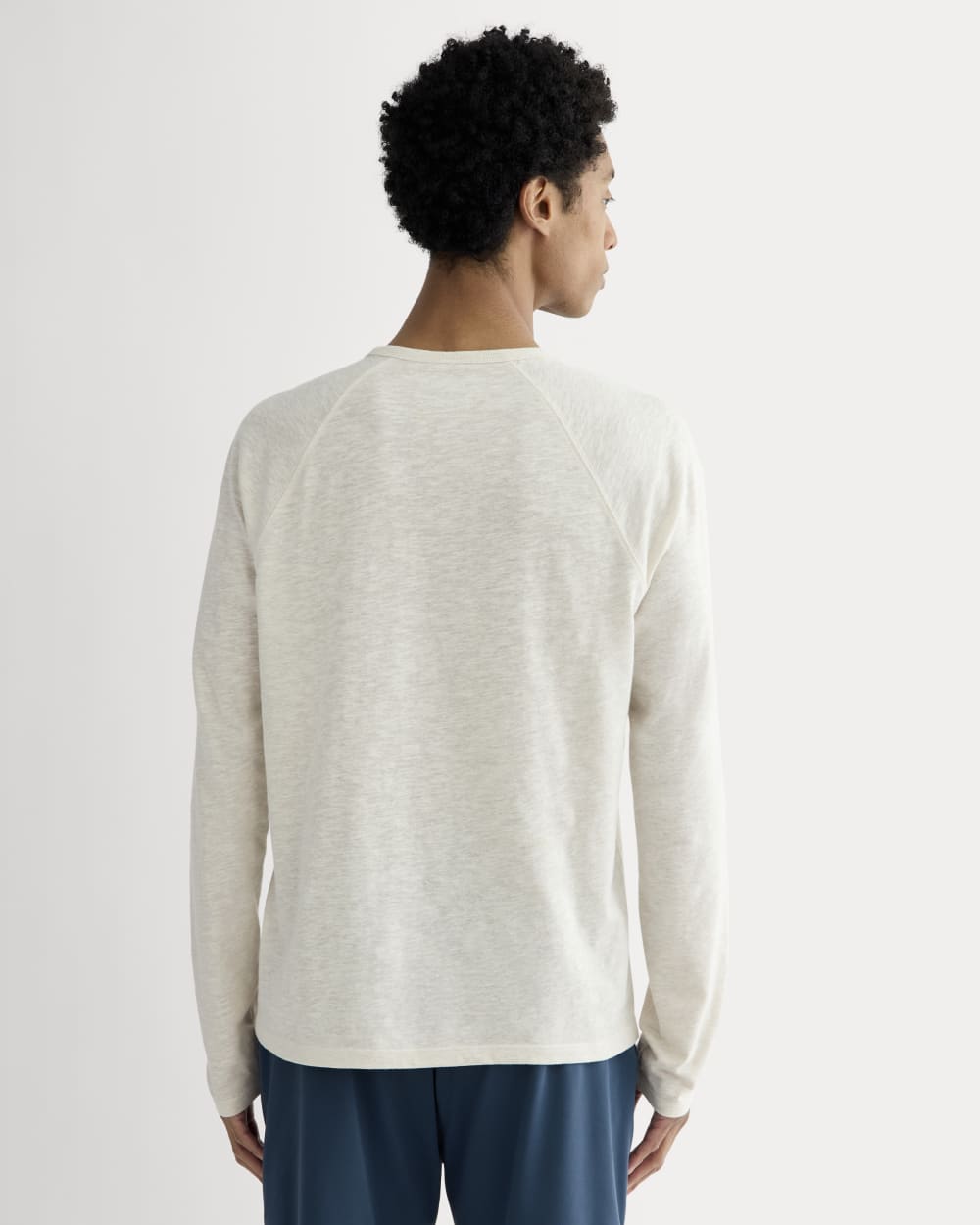 The Rec Long-Sleeve Crew | Heathered Oat - Image 5