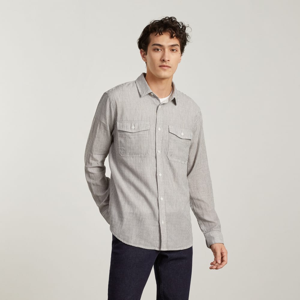 The Long-Sleeve Summer Shirt | Black / White - Image 2