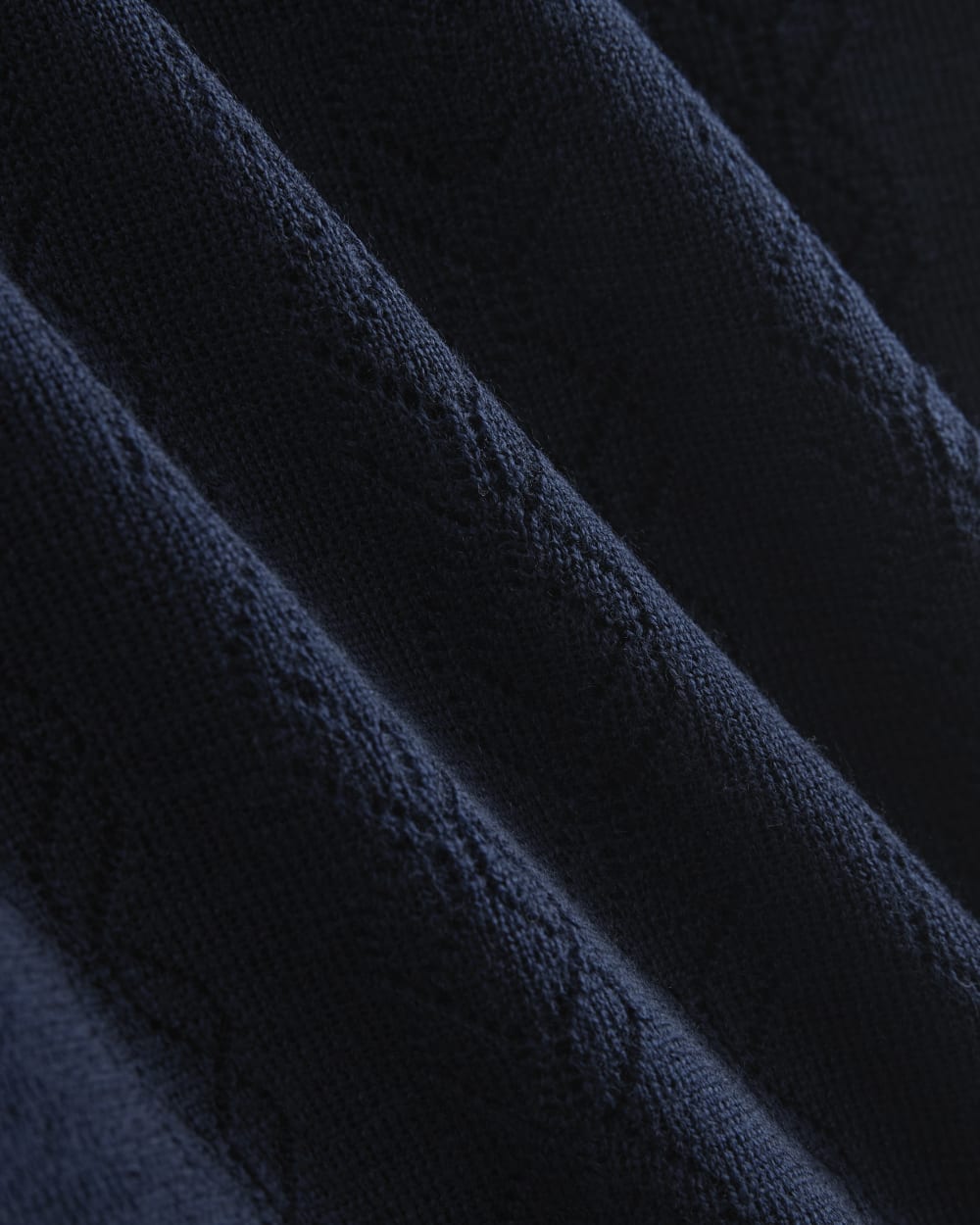 The Pointelle Crew in Ultrasoft Merino | Navy - Image 6