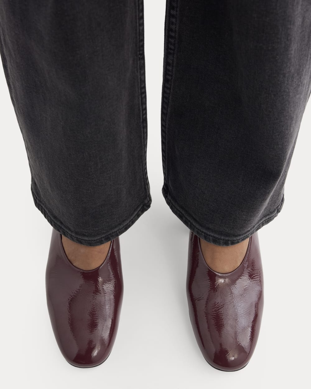 Curved Slingback Heel | Burgundy - Image 4