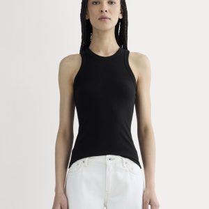 The Shimmy Cutaway Tank | Black