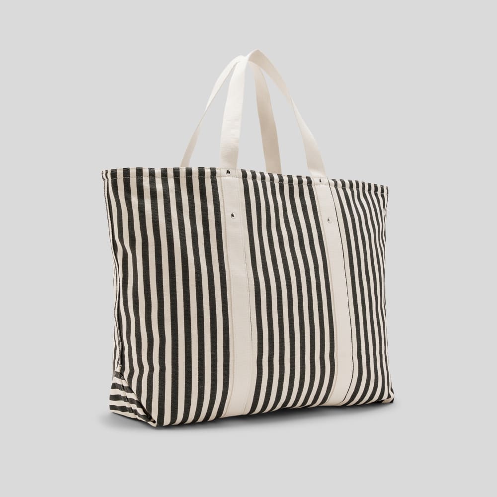 The Organic Canvas Weekender | Black / Bone - Image 4