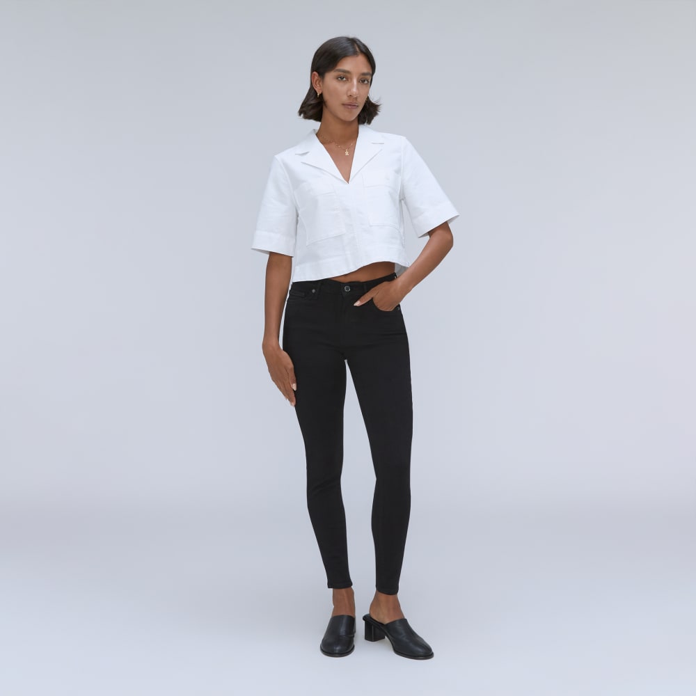 The Mid-Rise Skinny Stretch Jean | Black - Image 6