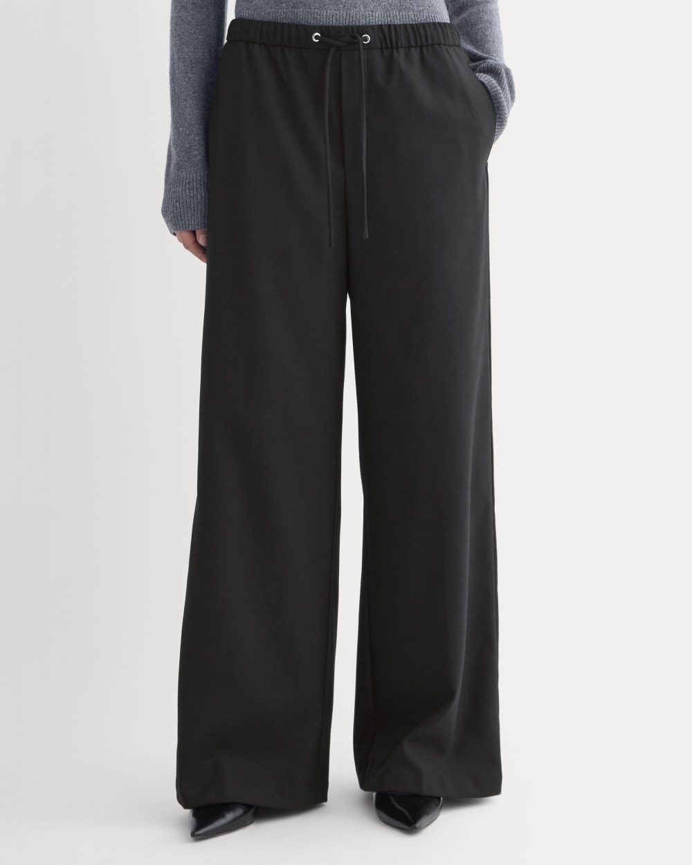 Pull-On Trouser in Tailor Twill | Black - Image 3