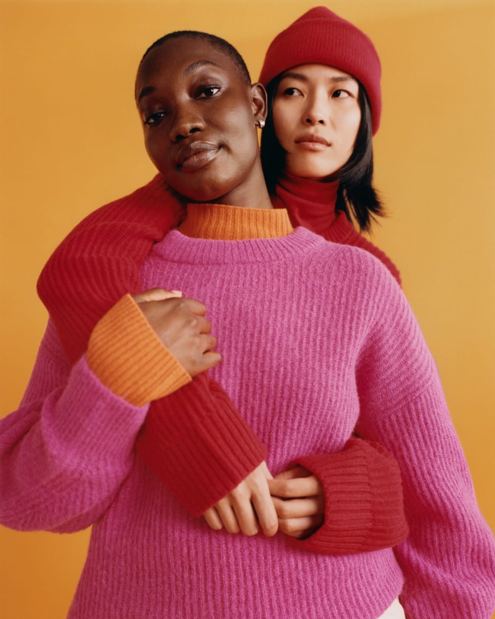 The Good Merino Wool Mockneck Sweater | Orange - Image 7