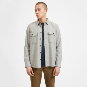 The Heavyweight Overshirt | Uniform | Heathered Grey