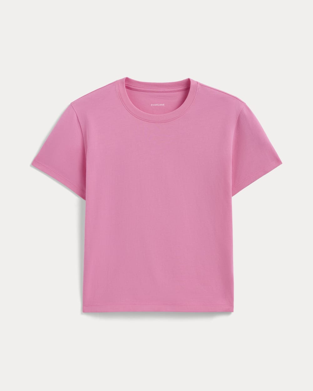 The Box-Cut Tee in Essential Cotton | Deep Pink | No Pocket - Image 2