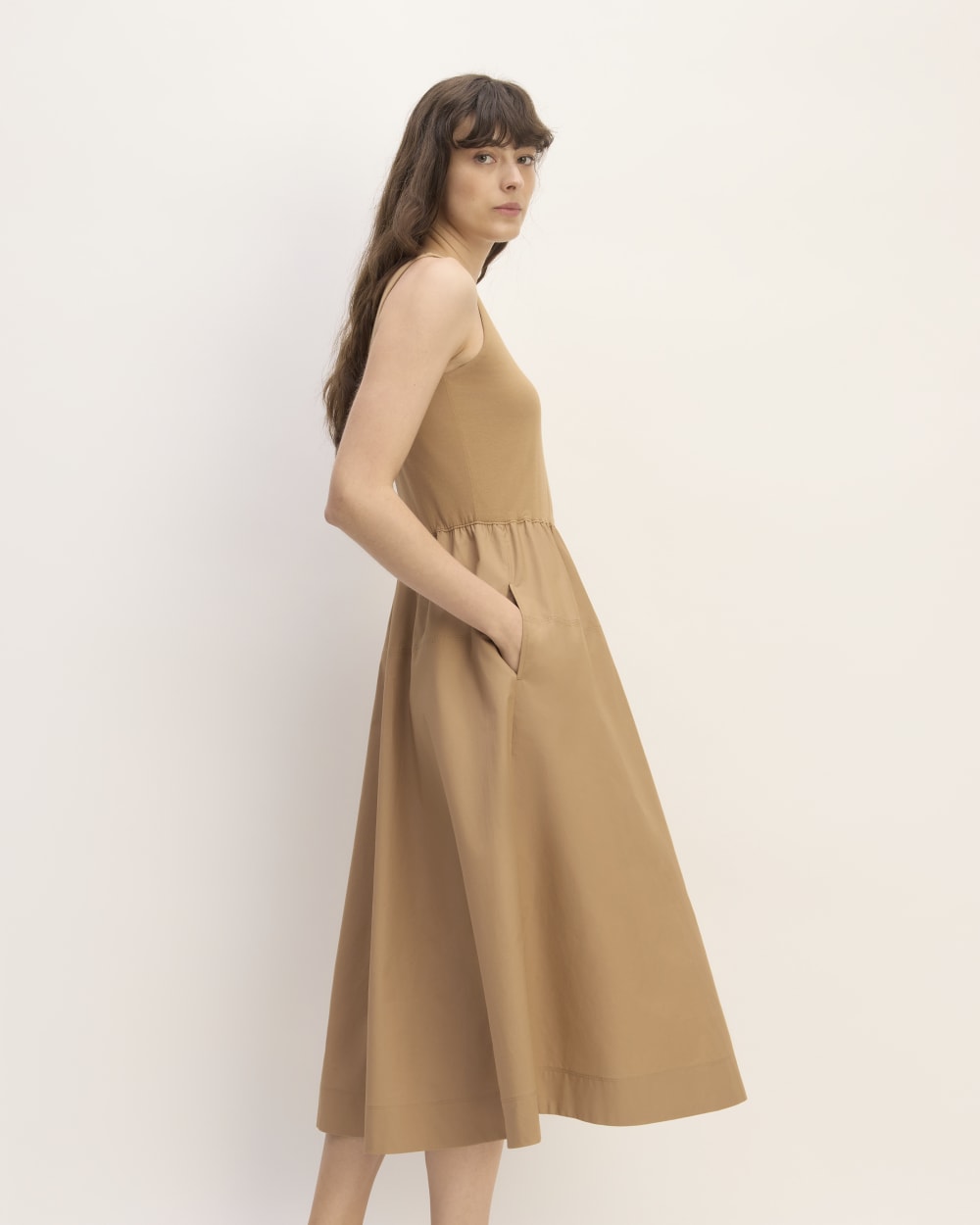 The Supima? Jersey Riviera Dress | Tiger's Eye - Image 3