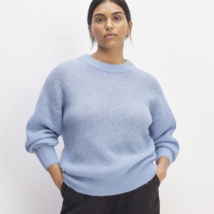 The Cocoon Crew in Alpaca | Chambray Blue