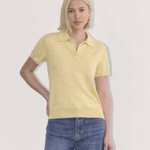 The Polo in Cotton Cashmere | Parsnip
