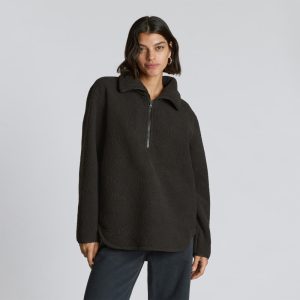 The ReNew Fleece Half-Zip | Black