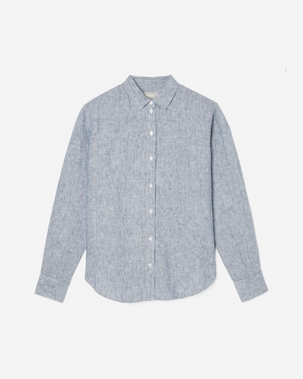 The Must-Have Shirt in Linen | Blue Pinstripe - Image 4