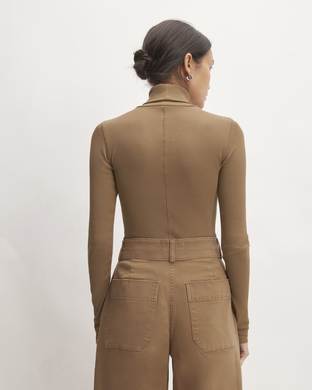 The Luxe Rib Turtleneck | Toasted Coconut - Image 4