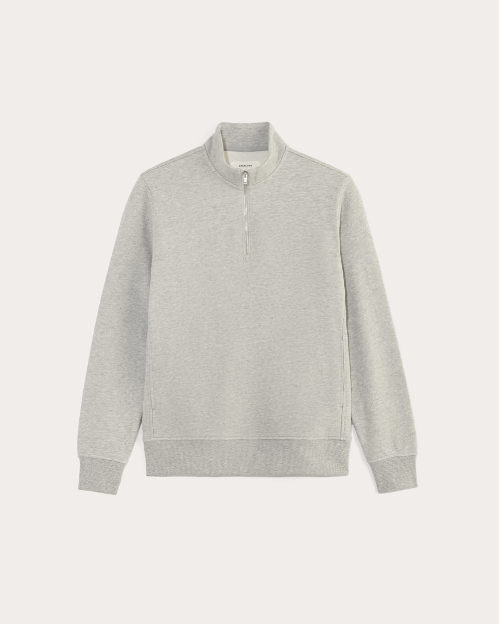 The Off-Duty Terry Quarter-Zip | Heathered Grey - Image 2