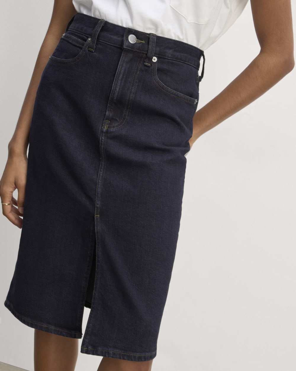 The Mid-Way Skirt | Deep Rinse - Image 4
