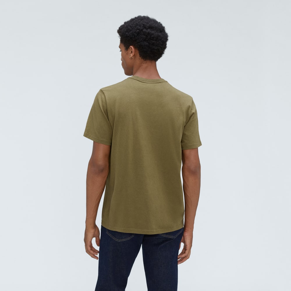 The Premium-Weight Pocket Tee | Uniform | Olive - Image 3