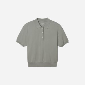 The Oversized Polo | Clay