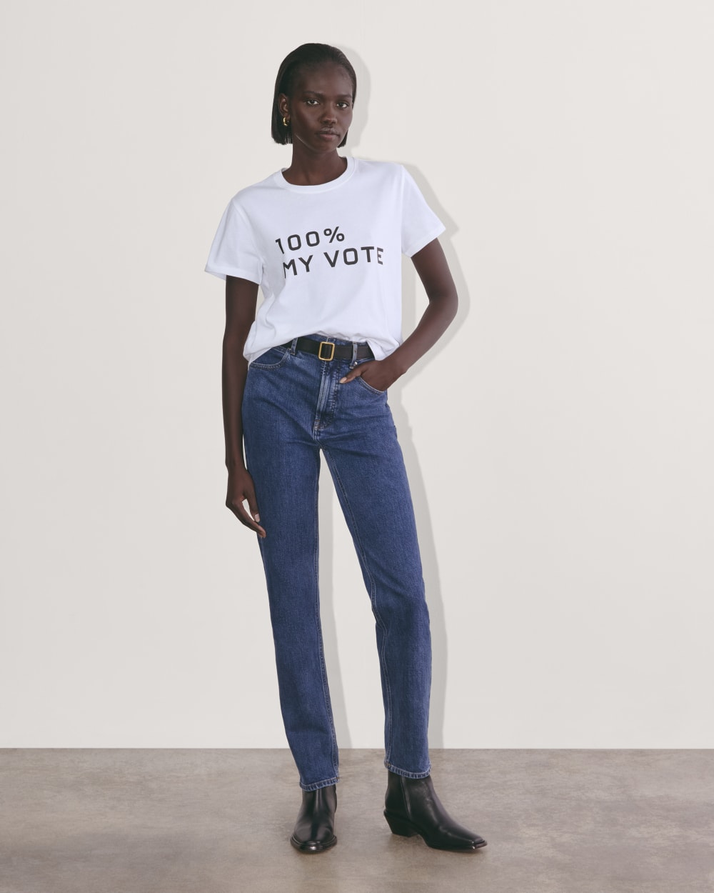 The Voter Tee in Essential Cotton | White - Image 4