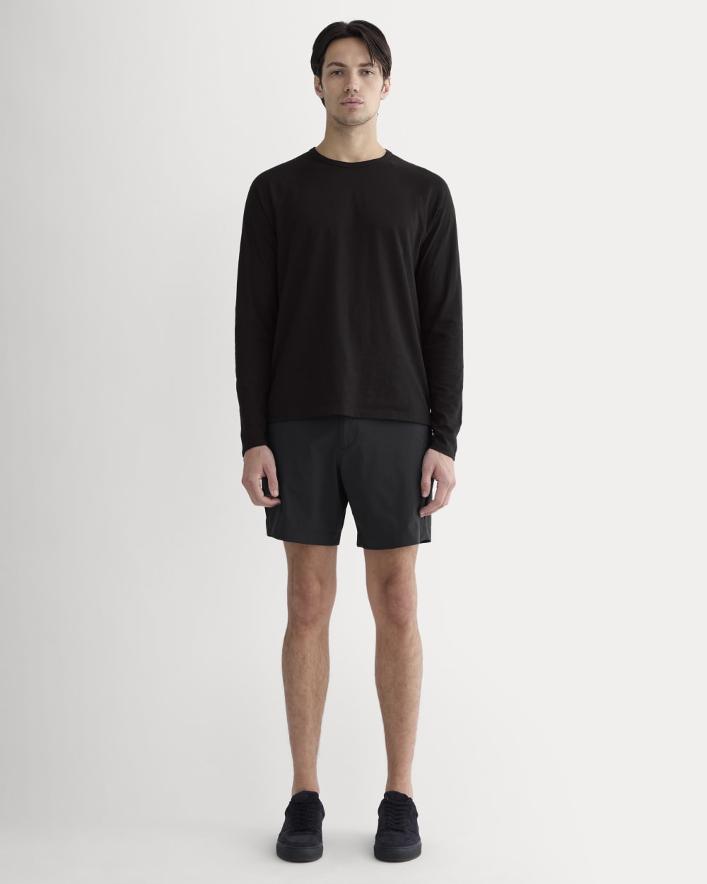 The Rec Long-Sleeve Crew | Black - Image 3