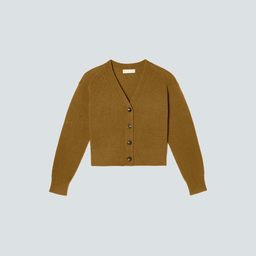 The Cashmere Cardigan | Tapenade - Image 2